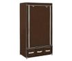 282458 Wardrobe Brown 87x49x159 cm Fabric