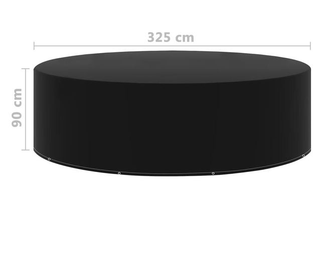 Navlake za vrtni namještaj s 10 ušica 2 kom 325 x 90 cm