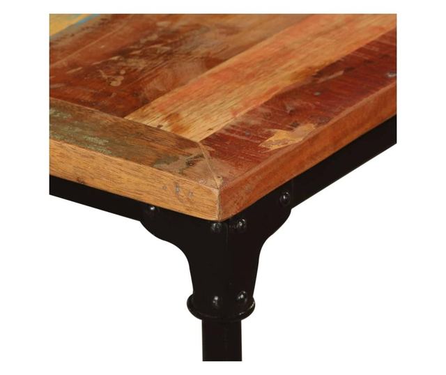 Masă de bucătărie, 180 cm, lemn masiv reciclat