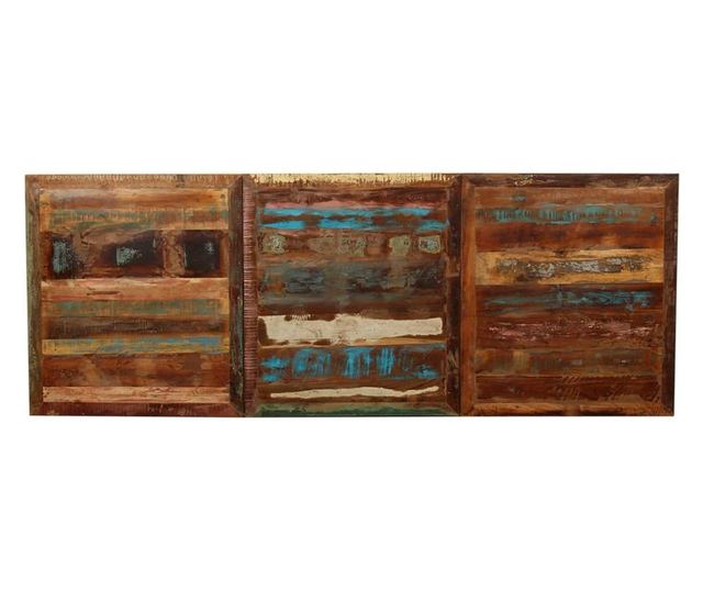Masă de bucătărie, 180 cm, lemn masiv reciclat