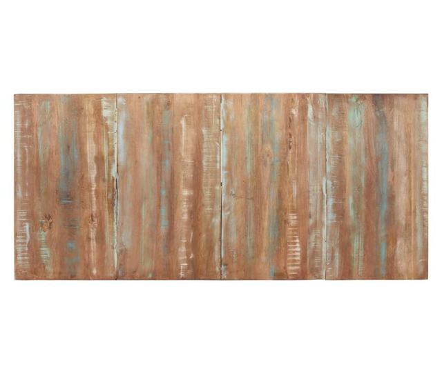 Masă de bucătărie, 200x90x76 cm, lemn masiv reciclat