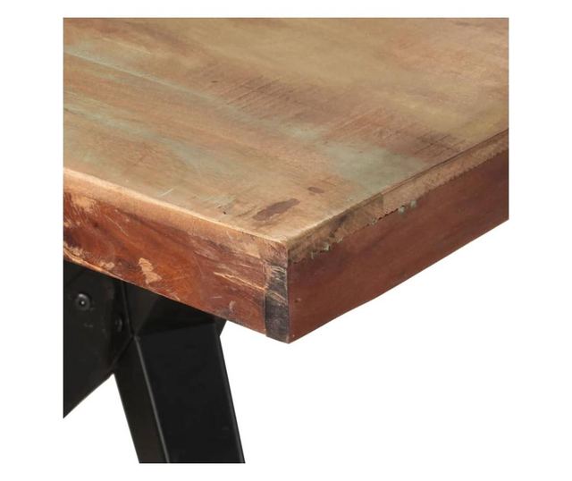 Masă de bucătărie, 200x90x76 cm, lemn masiv reciclat