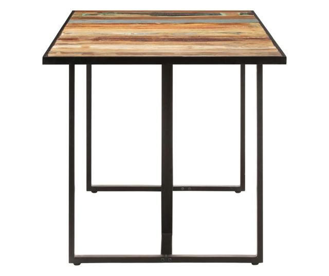 Masă de bucătărie, 200 cm, lemn masiv reciclat