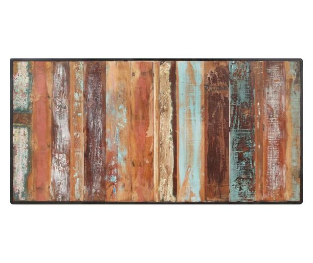 Masă de bucătărie, 200 cm, lemn masiv reciclat