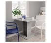 Blagovaonski stol siva boja betona 80 x 80 x 75 cm od iverice