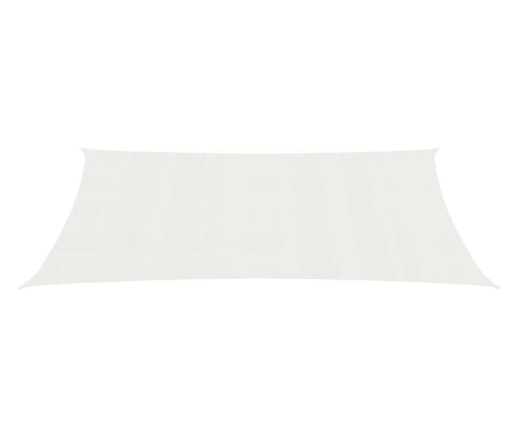 Senčno jadro 160 g/m² belo 2,5x4 m HDPE - 3