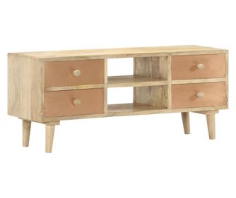 TV komoda, 110x30x45, masivno drvo manga