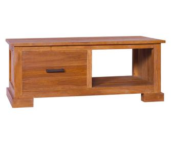 TV komoda, 90x50x37 cm, masivno drvo tikovine