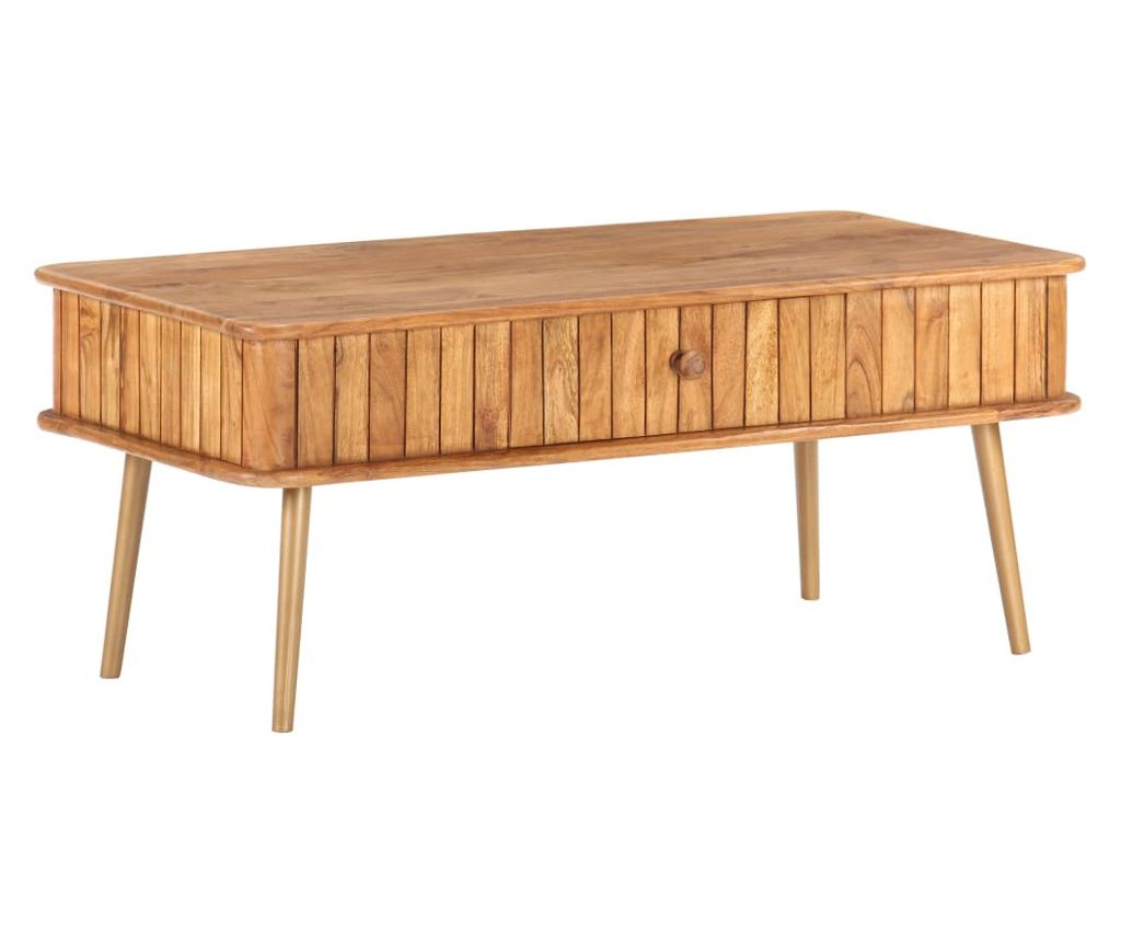 Stolić za kavu, 100x50x40 cm, masivno drvo akacije