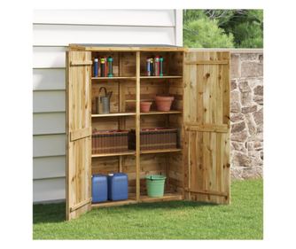 Kertszeti szerszmtrol 123x50x171 cm tmr fenyfbl