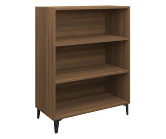 Komoda boja smeđeg hrasta 69,5 x 32,5 x 90 cm konstruirano drvo
