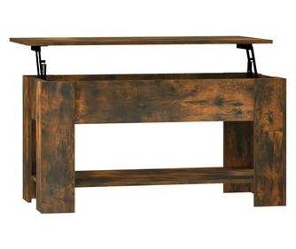 Konferenčný stolík dymový dub 101x49x52 cm spracované drevo