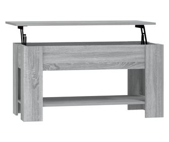 Konferenčný stolík sivý sonoma 101x49x52 cm spracované drevo
