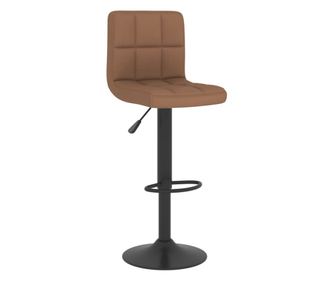 Scaun de bar, maro, material textil