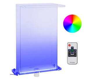Fontana za bazen s RGB LED svjetlima akrilna 51 cm