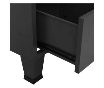 Βιομηχανική ντουλάπα, ανθρακί, 67x35x107 εκ., ατσάλι