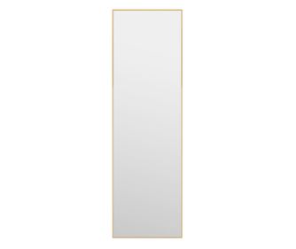 Ogledalo za vrata zlato 30x100 cm steklo in aluminij