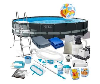 Piscina cu cadru metalic, Intex, 20 in 1, 610 x 122 cm