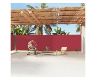 Retractabil oldallap, piros, 200x1200 cm