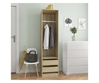 Ormar s ladicama, hrast sonoma, 50x50x200 cm, iverica