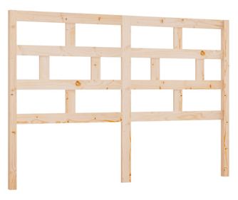 Горна табла за легло, 156x4x100 см, бор масив