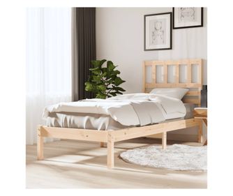 Krevetni okvir, 90x200 cm, masivno borovo drvo
