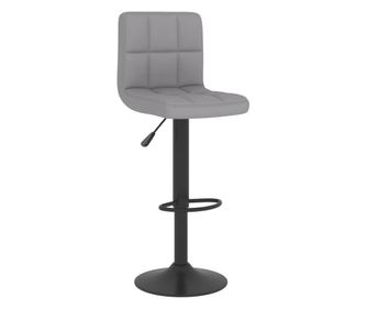 Barski stolček svetlo sivo blago