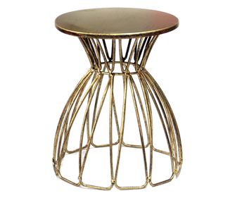 RAKI Stand metalic pentru expunere bufet, D20xh18cm, Gold