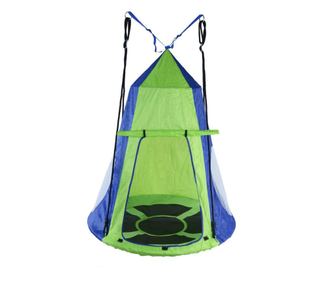 Cort de Joaca pentru Copii, culoare verde/albastru, 100x70x120 cm