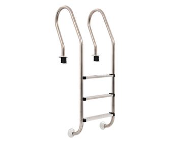 Σκάλα Πισίνας 3 Σκαλοπατιών, 120 εκ., Ανοξείδωτο Ατσάλι 304