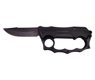 Lovski nož IdeallStore®, Battlestar Blade, nerjaveče jeklo, 21,5 cm, črn