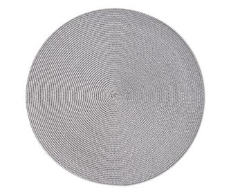 Covoraș, "Twist", PVC, gri, Ø38 cm, Zeller