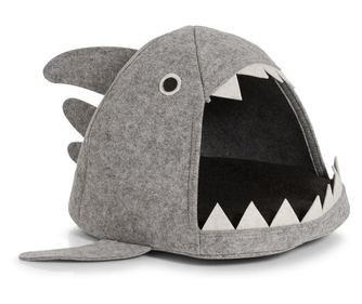 Котка легло SHARK, филц сив 45 x 38 x 32 cm, 14374, Zeller