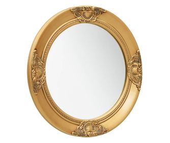 vidaXL Oglindă de perete în stil baroc, auriu, 50 cm