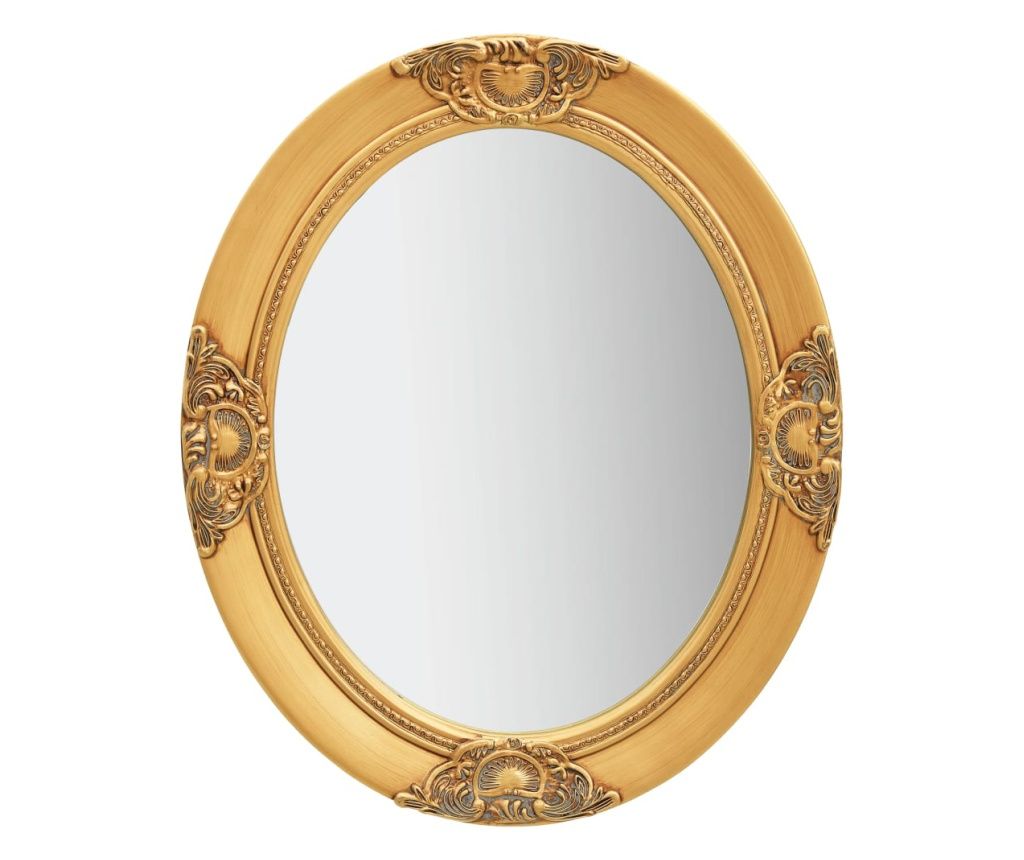 Zidno ogledalo u baroknom stilu 50 x 60 cm zlatno 
