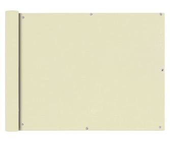 Balkonska Zaštita Oxford Tkanina Krem boje 90x400 cm