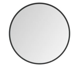 Stensko ogledalo črno 60 cm