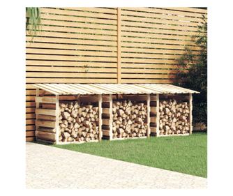 Pergole s krovom, 3 kom., 100x90x100 cm, obrađeni bor