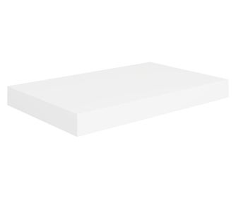 Raft de perete suspendat, alb, 40x23x3,8 cm, MDF