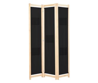 Paravan za sobu s 3 panela, 120x170x4 cm, tekstil