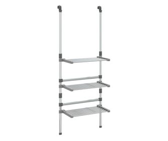 3-nadstropno viseče stojalo za sušenje perila aluminij