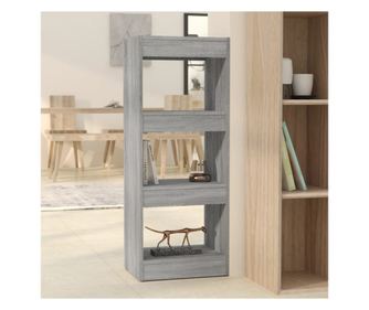 Polica/pregrada za sobu, siva sonoma, 40x30x103 cm, iverica