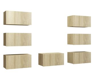 TV ormarić 7 kom boja hrasta sonome 30,5x30x60 cm od iverice