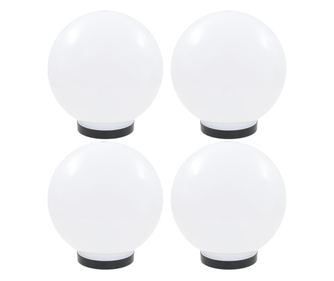 LED kuglaste svjetiljke 4 kom 25 cm PMMA
