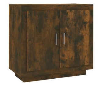 Komoda dimljeni hrast 80x40x75 cm konstruiran les
