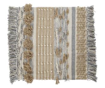 Калъфка за възглавница DKD Home Decor Многоцветен Ресни Boho (60 x 3 x 60 cm)