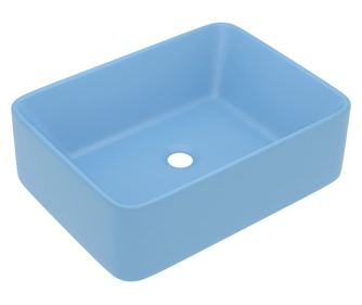 Chiuvetă de baie lux albastru deschis mat 41x30x12 cm ceramică