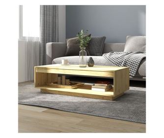 Stolić za kavu, 110x50x33,5 cm, masivno drvo bora