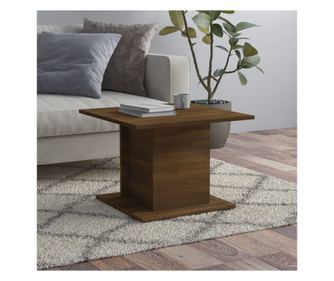 Холна маса, кафяв дъб, 55.5х55х40 см, ПДЧ