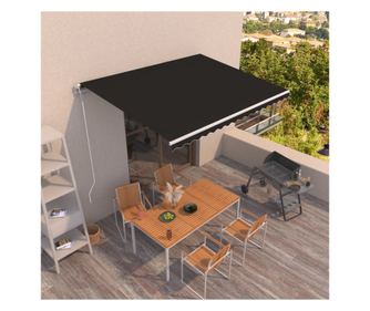 Automatikusan behzhat tet, antracit, 450x350 cm